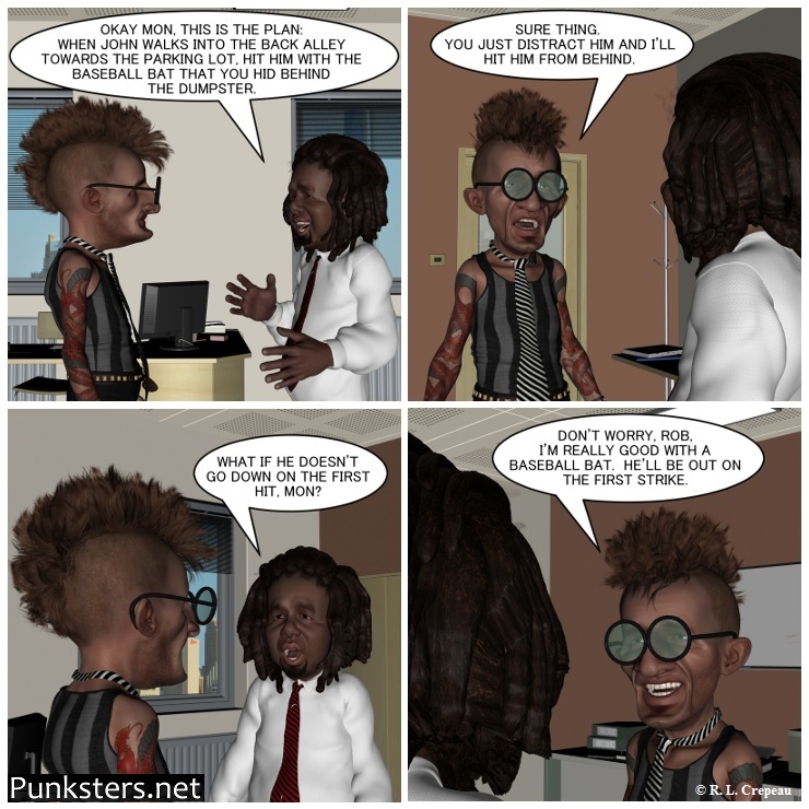 Punksters.net punk rock comic strip # 085