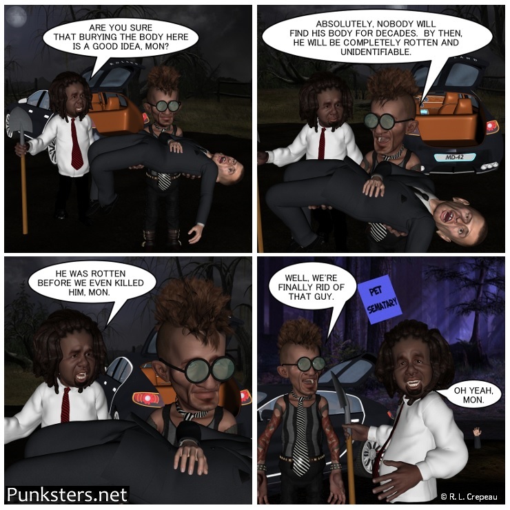 Punksters.net punk rock comic strip # 094