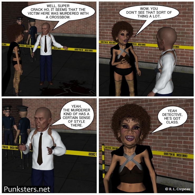 Punksters.net punk rock comic strip # 392 killer with class comic strip